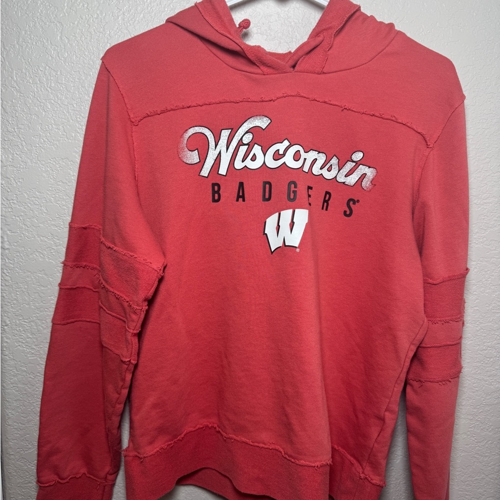 Wisconsin Badgers Women's Red Hoodie